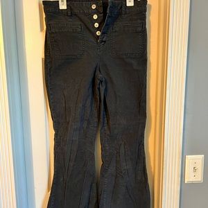 American Eagle Super High Rise Flare Corduroy